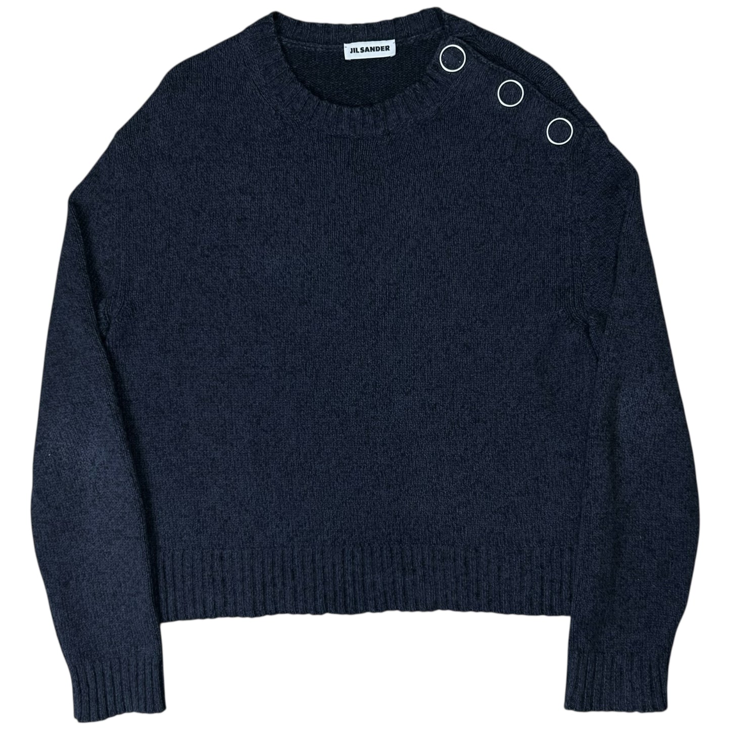 Jil Sander Neck Snap Knit Sweater - SS21
