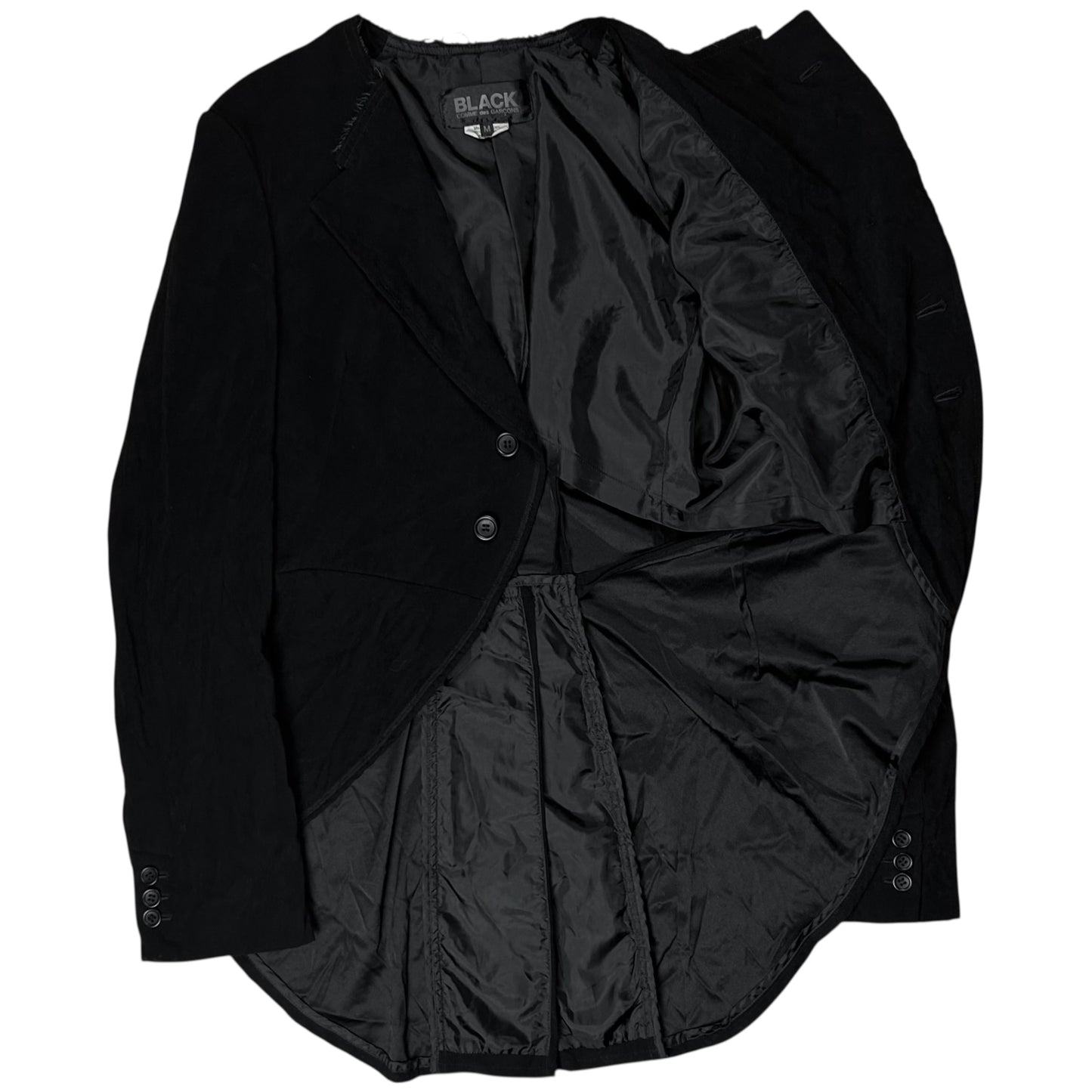 Comme des Garcons BLACK Raw Tail Jacket
