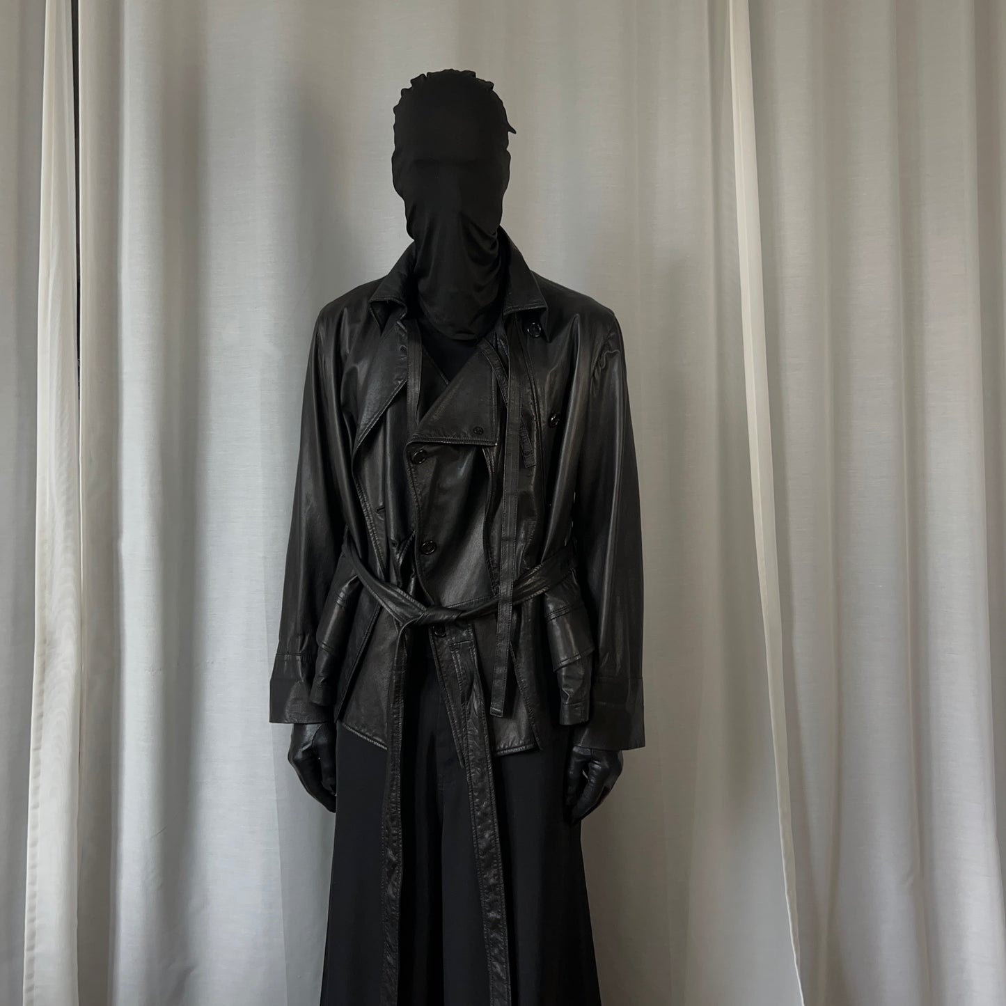 Ann Demeulemeester Bondage Multi Breasted Leather Jacket - AW10