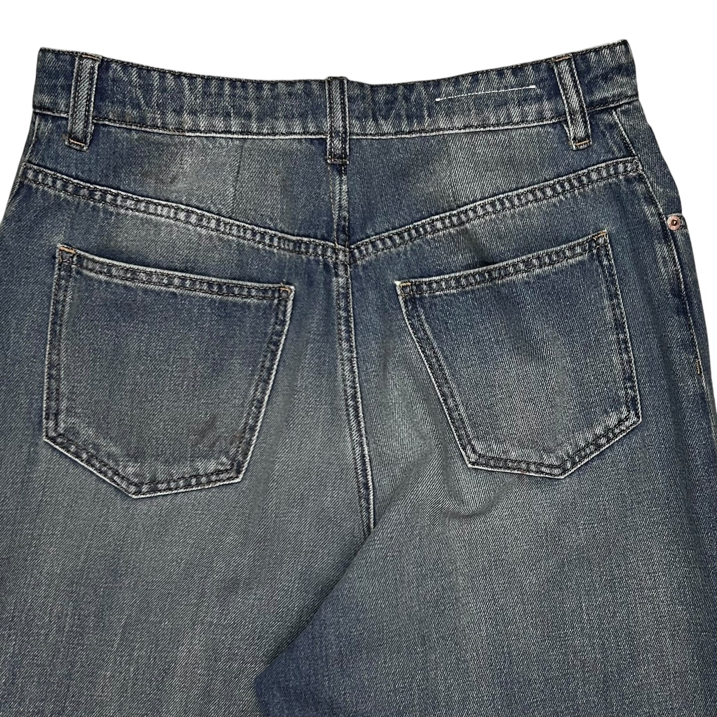 MM6 Maison Margiela Wide Dirt Wash Jeans - SS22