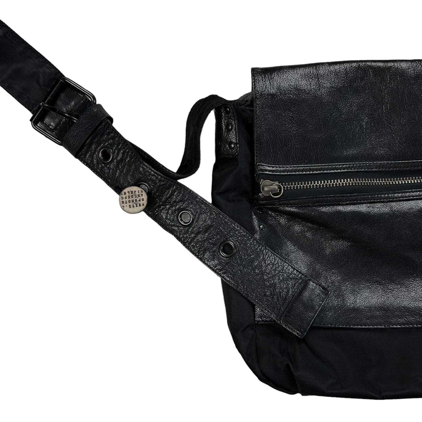 Y’Saccs Yohji Yamamoto Leather Flap Messenger Bag