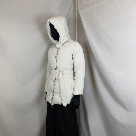 Jil Sander Belted Zip Hood Down Parka - AW10