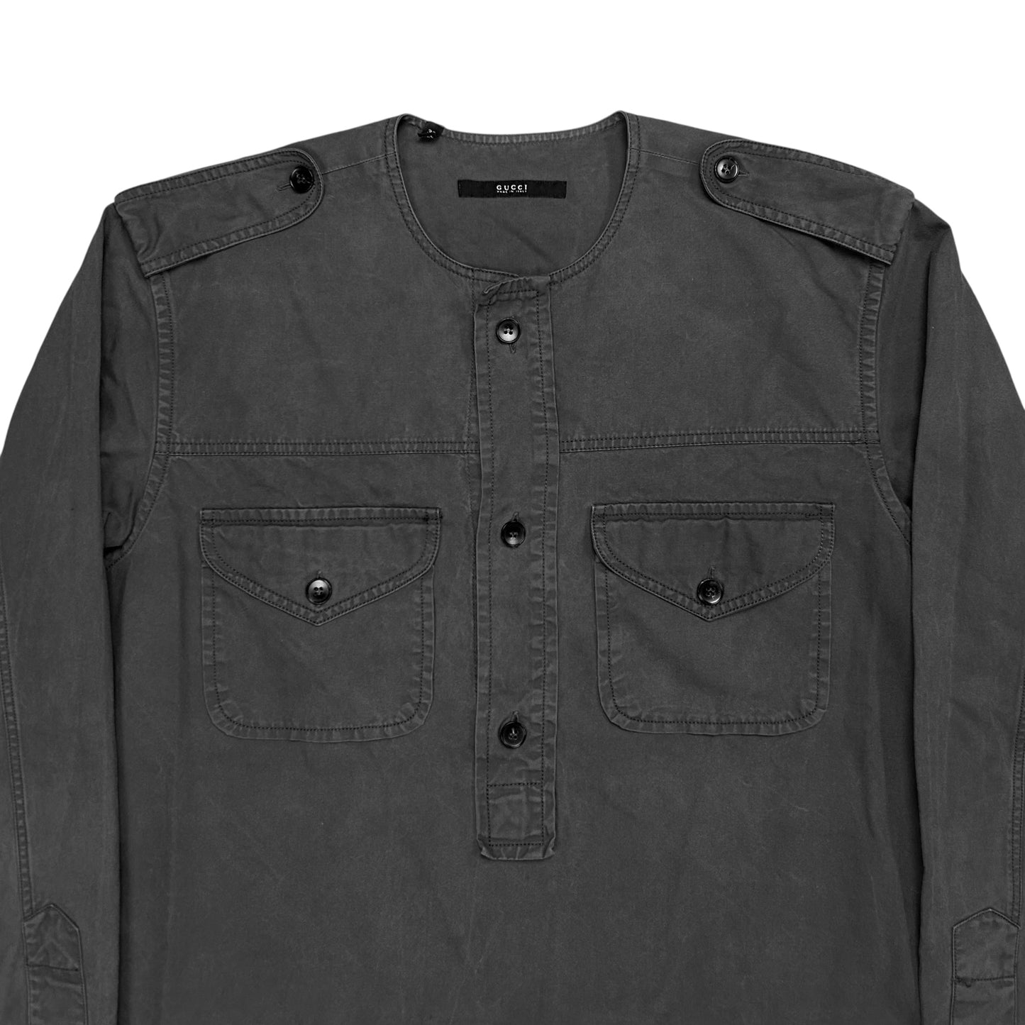 Gucci By Tom Ford Miliary Cargo Shirt