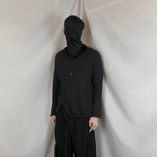Y‘s by Yohji Yamamoto Asymmetric Cinch Strap Cardigan