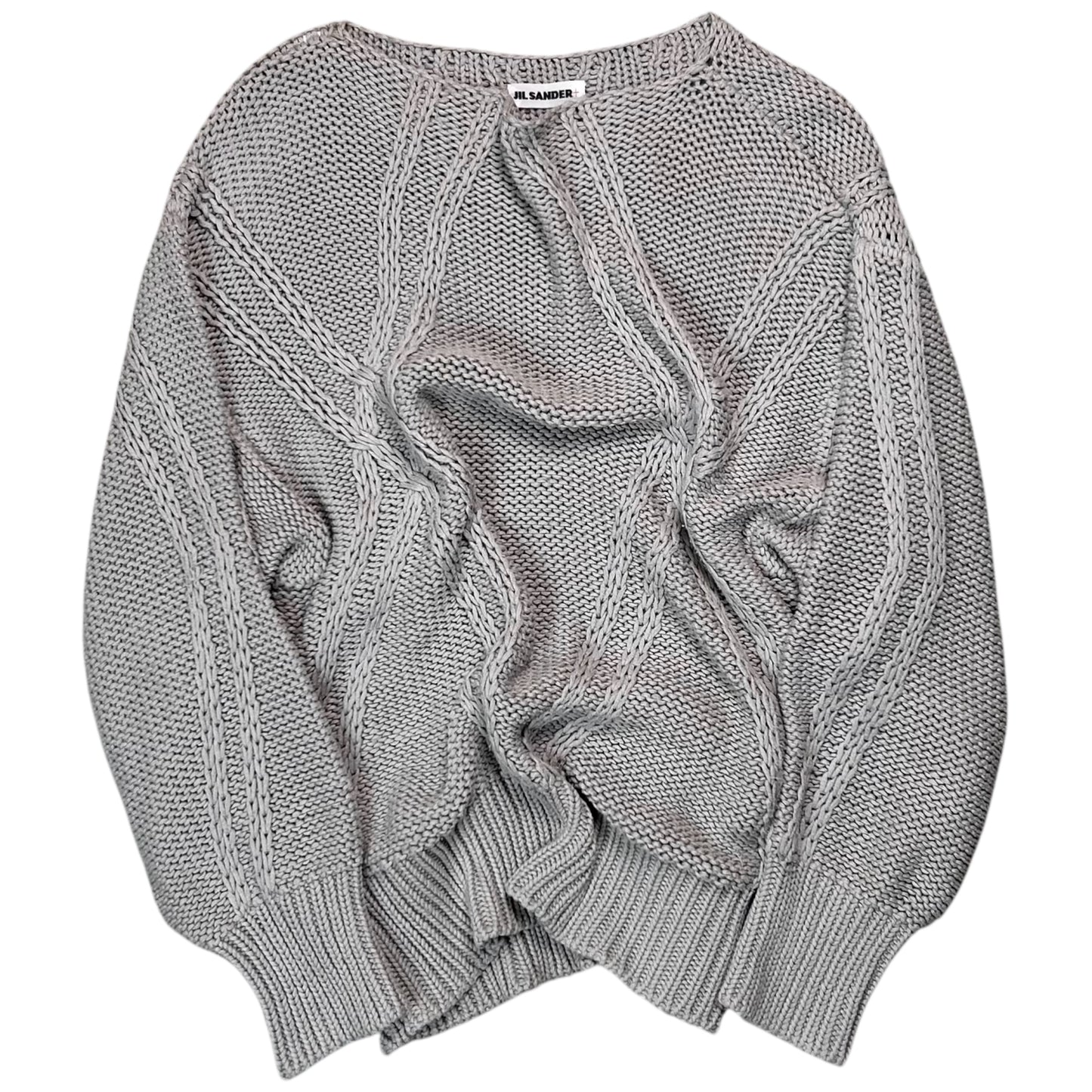 Jil Sander Chain Cable Knit Sweater
