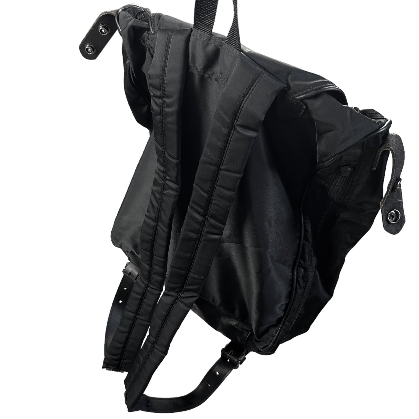 Y’Saccs Yohji Yamamoto Leather Embellished Bagpack