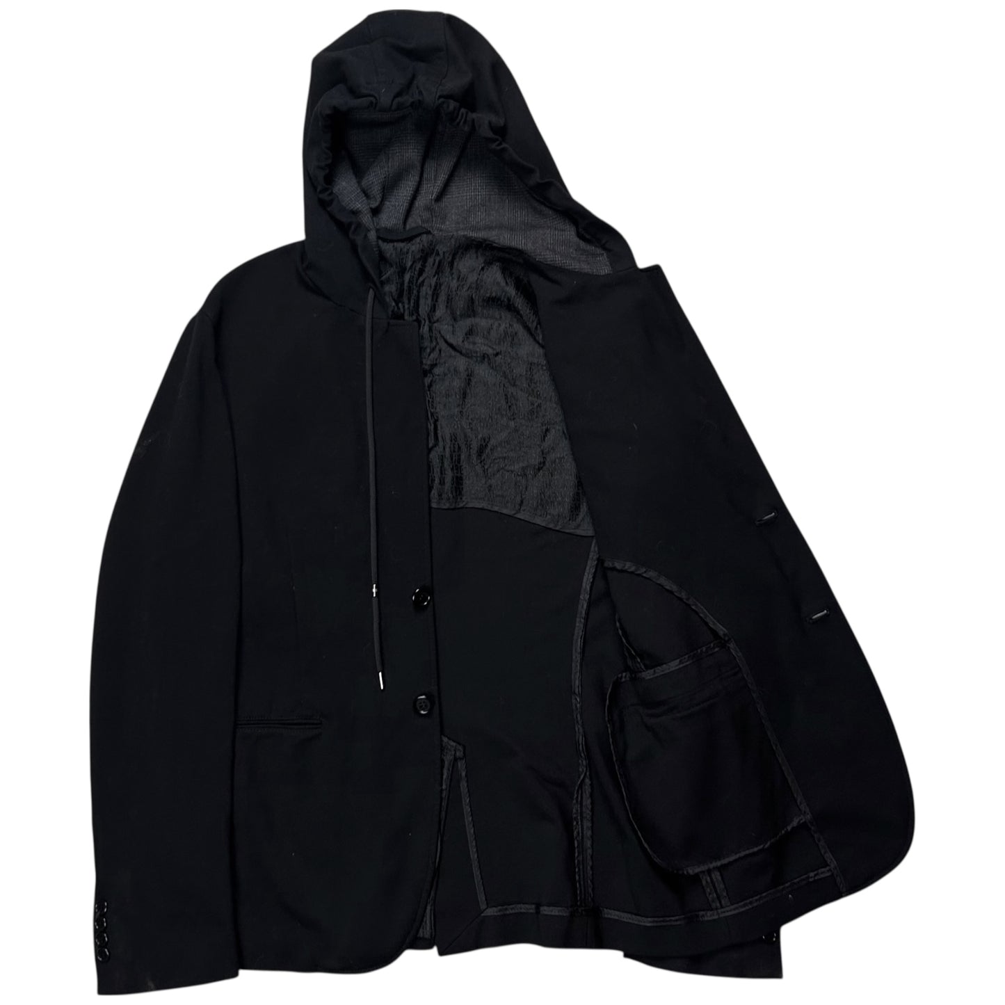 Dirk Bikkembergs Hooded Rayon Blazer