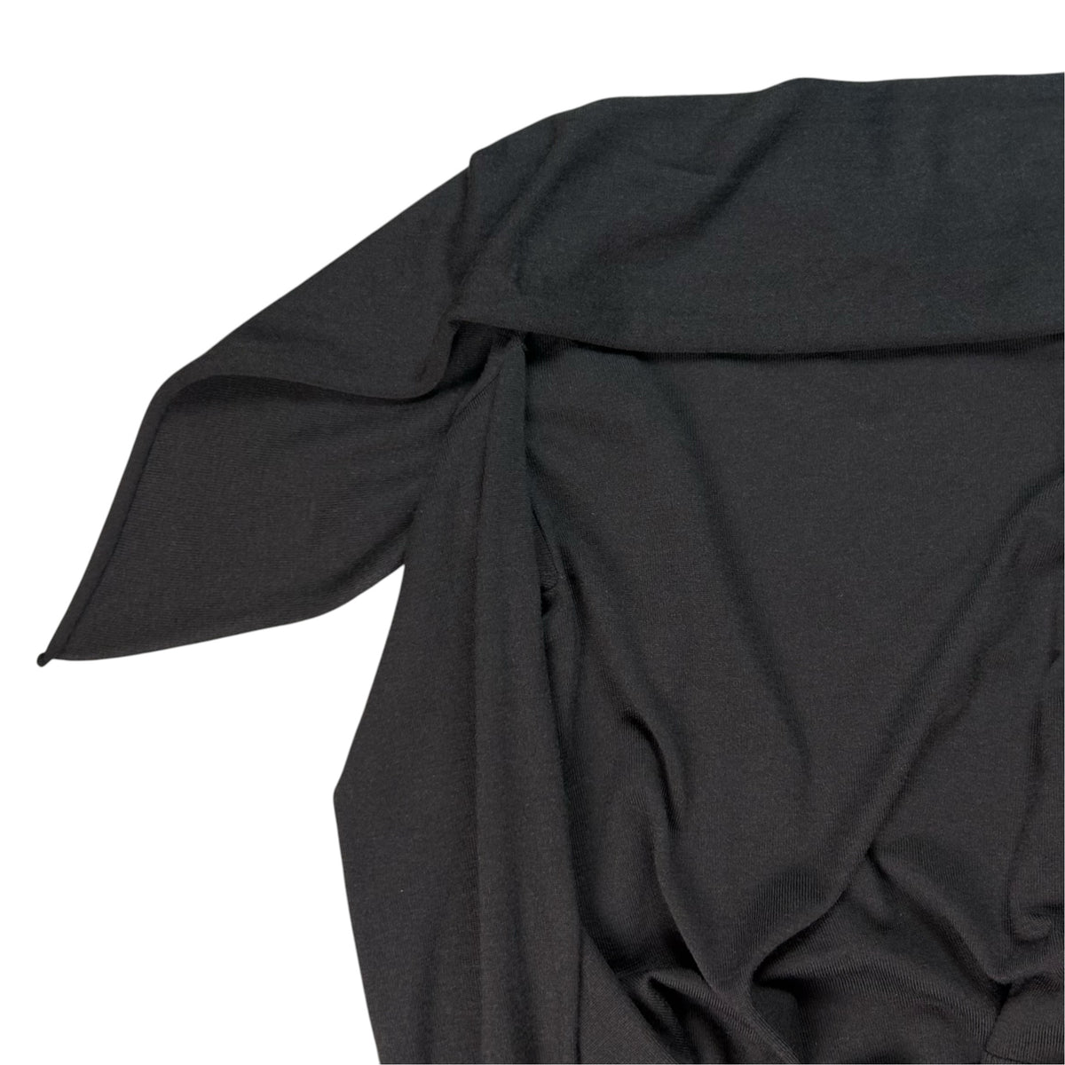 Dries Van Noten Layered Wrap Around Drape Sweater