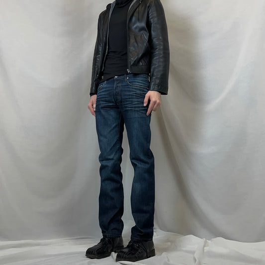 Dior Homme Pocket Tattoo Embroidery Straight Jeans - AW14