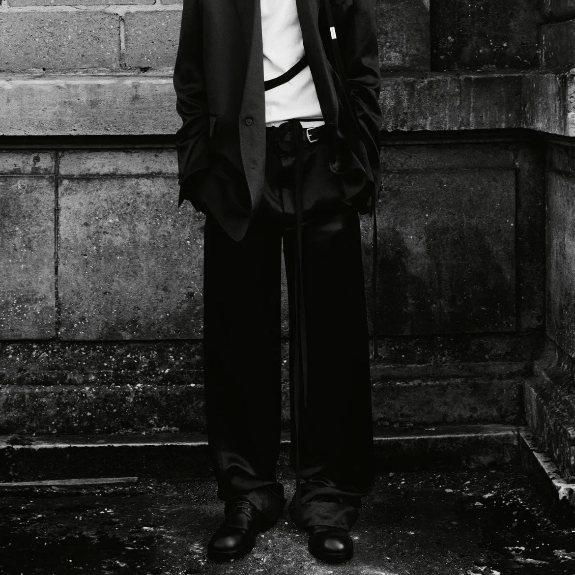 Ann Demeulemeester Anneke Comfort Satin Trousers - AW21