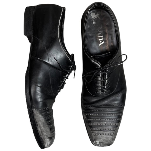 Prada Distressed Toe Derbies - AW07
