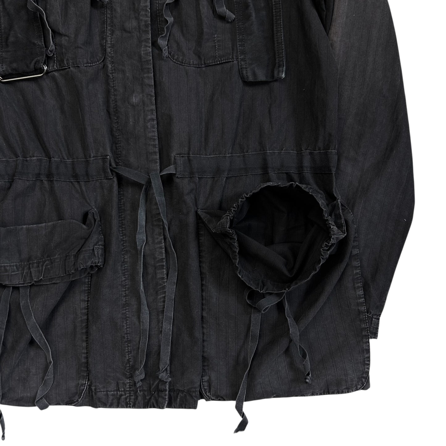 Maison Martin Margiela Belted Cargo Tassel Chore Jacket - SS05