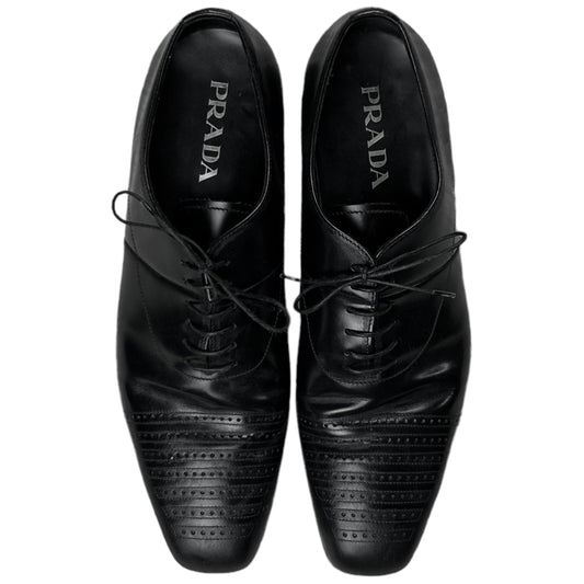 Prada Perforated Toe Derbies - AW07
