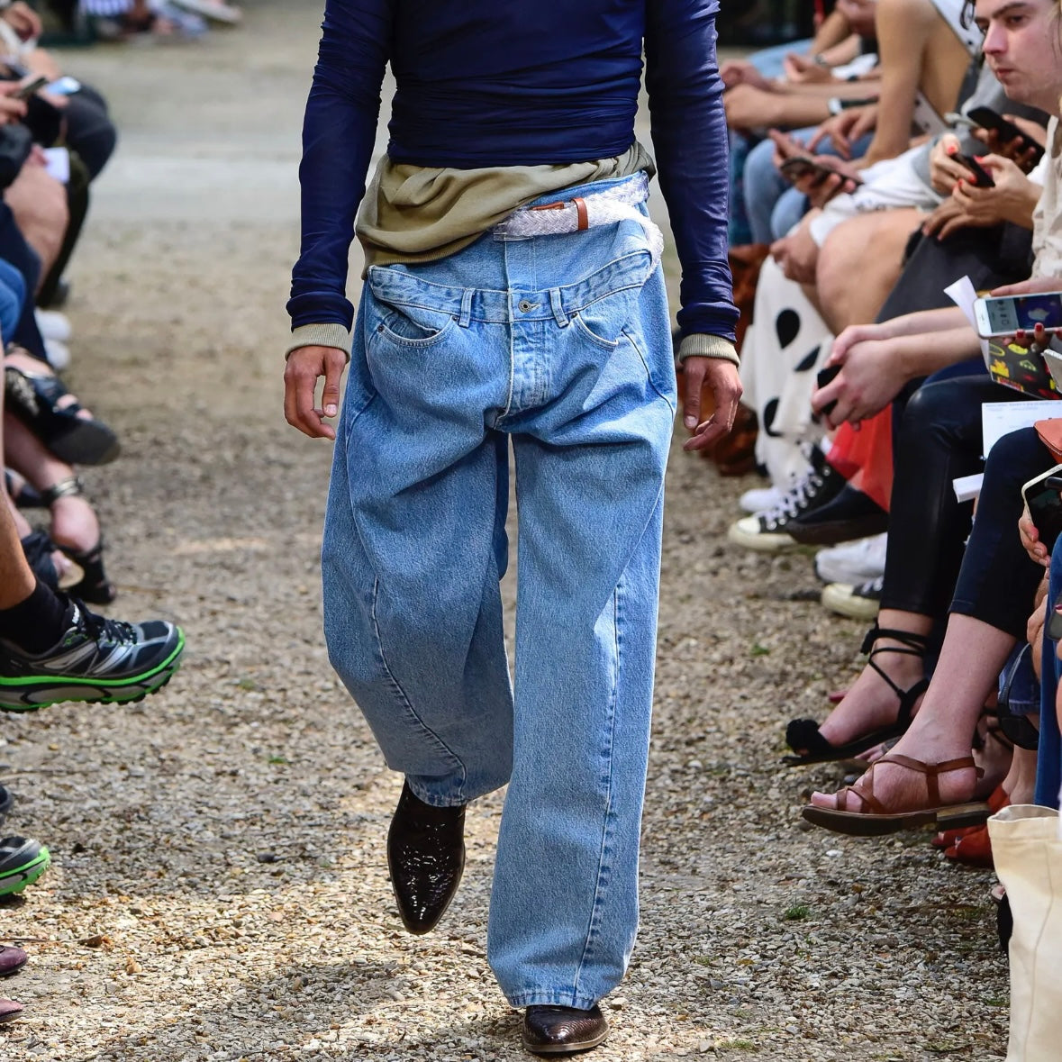 Y/Project Pop Up Double Waist Sample Trousers - SS19