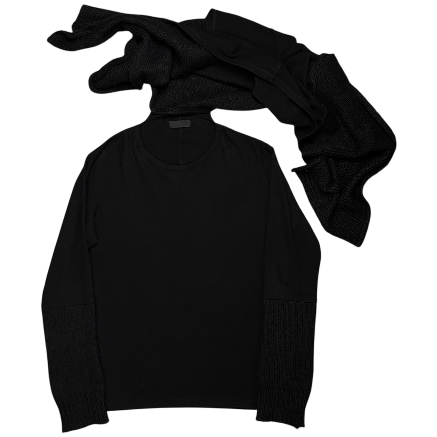 Y‘s by Yohji Yamamoto Double Wrap Knit Sweater
