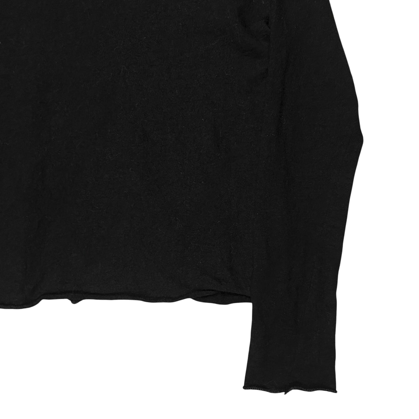Yohji Yamamoto Cropped Asymmetric Seam Sweater