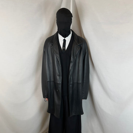 Jil Sander Faux Leather Car Coat - AW12