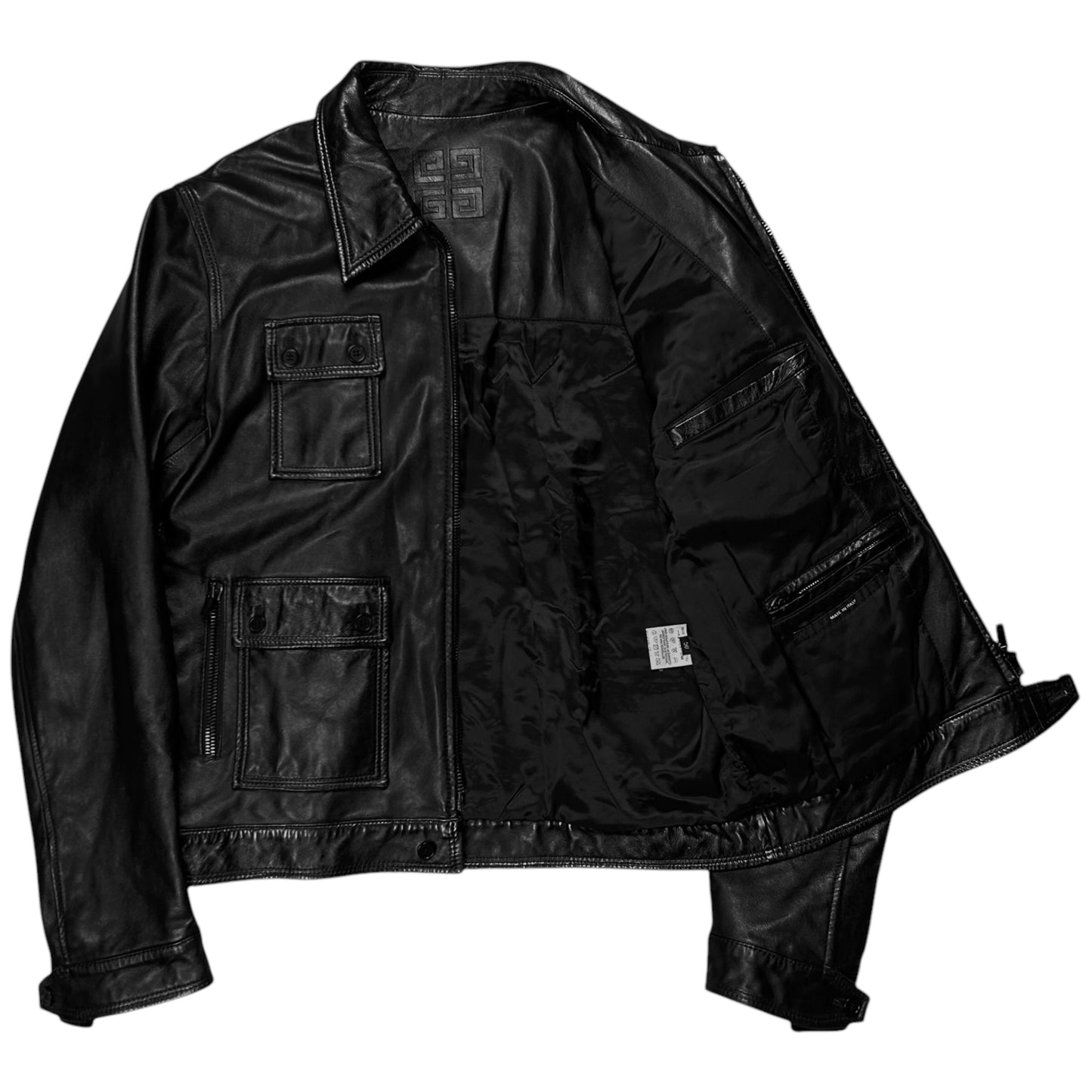 Givenchy Multi Pocket Lamb Leather Jacket - AW10