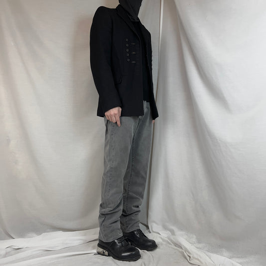 Dior Homme Stone Grey Washed Slim Jeans - AW10
