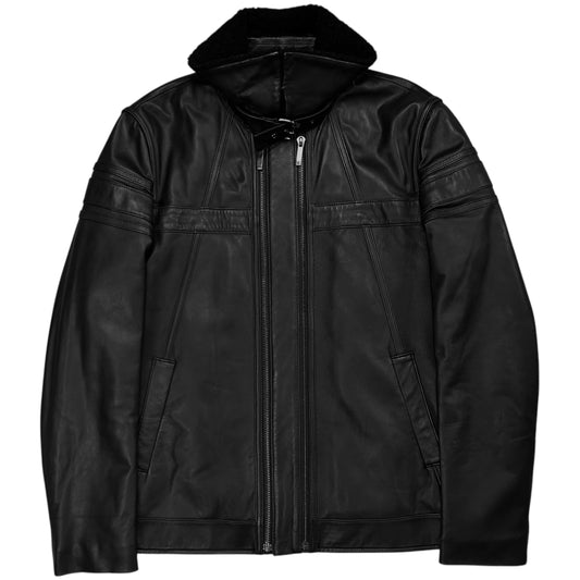 Givenchy Dual Zip Pilot Leather Jacket - AW11