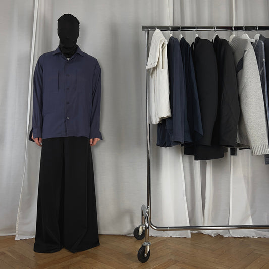 Yohji Yamamoto Pour Homme Chest Slid Work Shirt