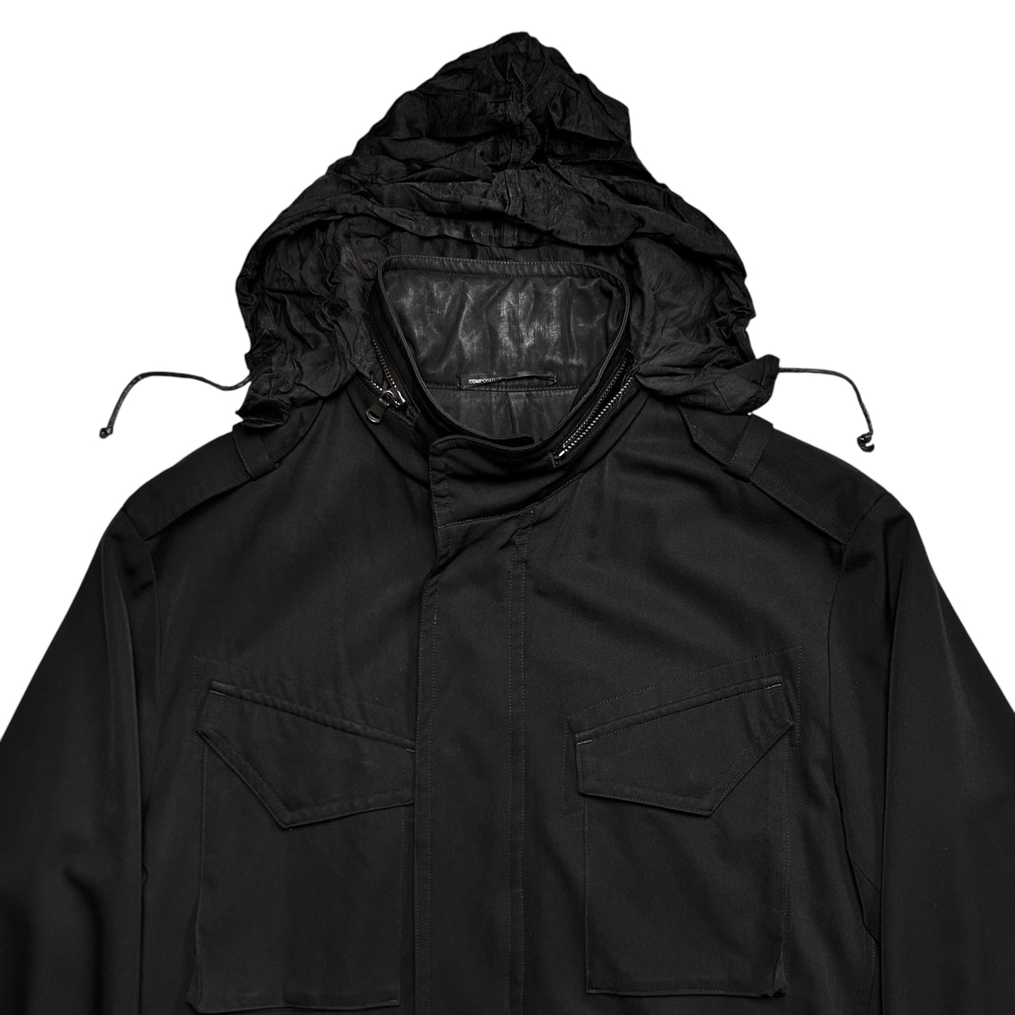 Ys Yohji Yamamoto Gabardine Cargo Field Jacket - AW18