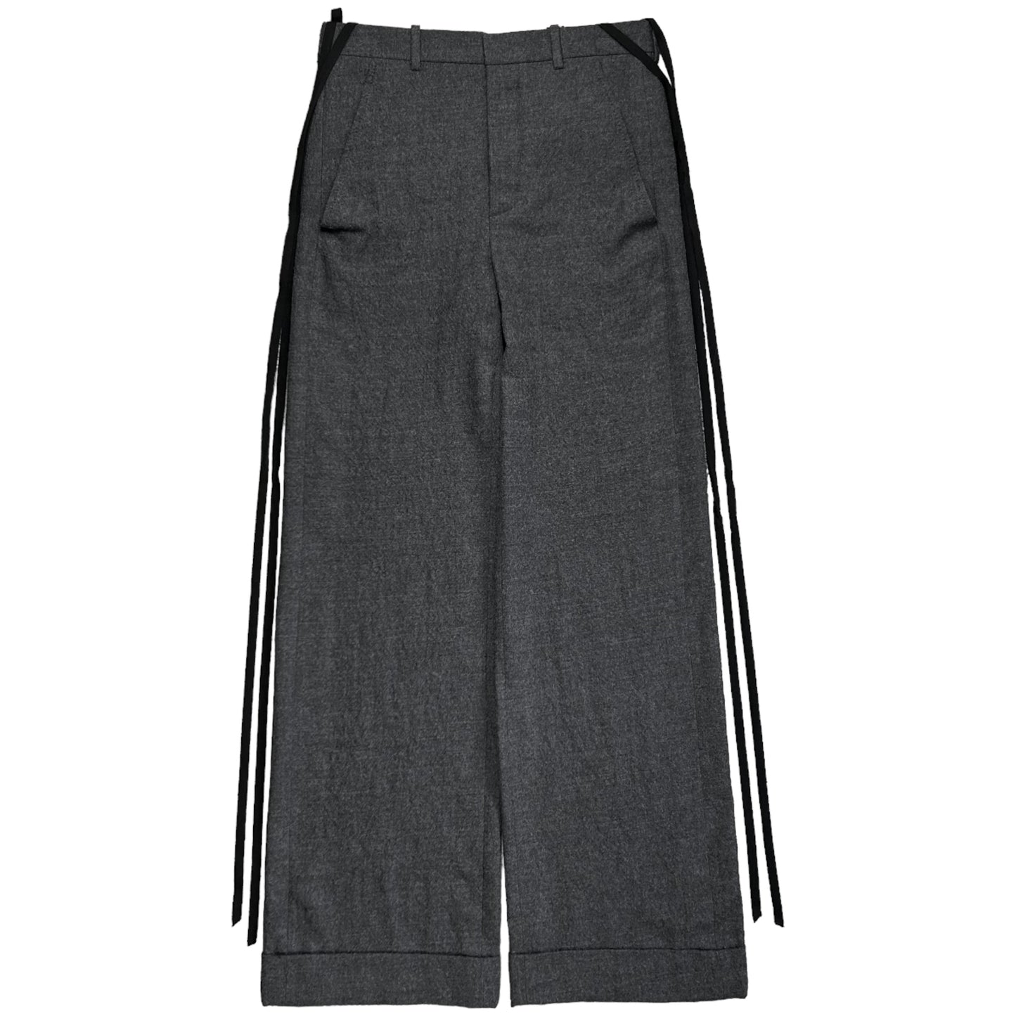 Ann Demeulemeester Belinda Loose Wool Trousers Melange - AW22