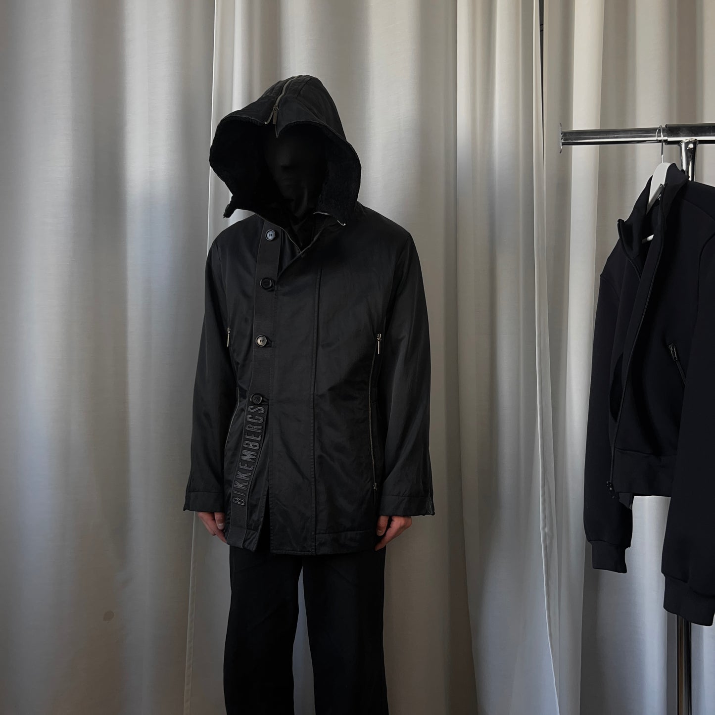 Dirk Bikkembergs Coated Multi Zip Duffle Parka