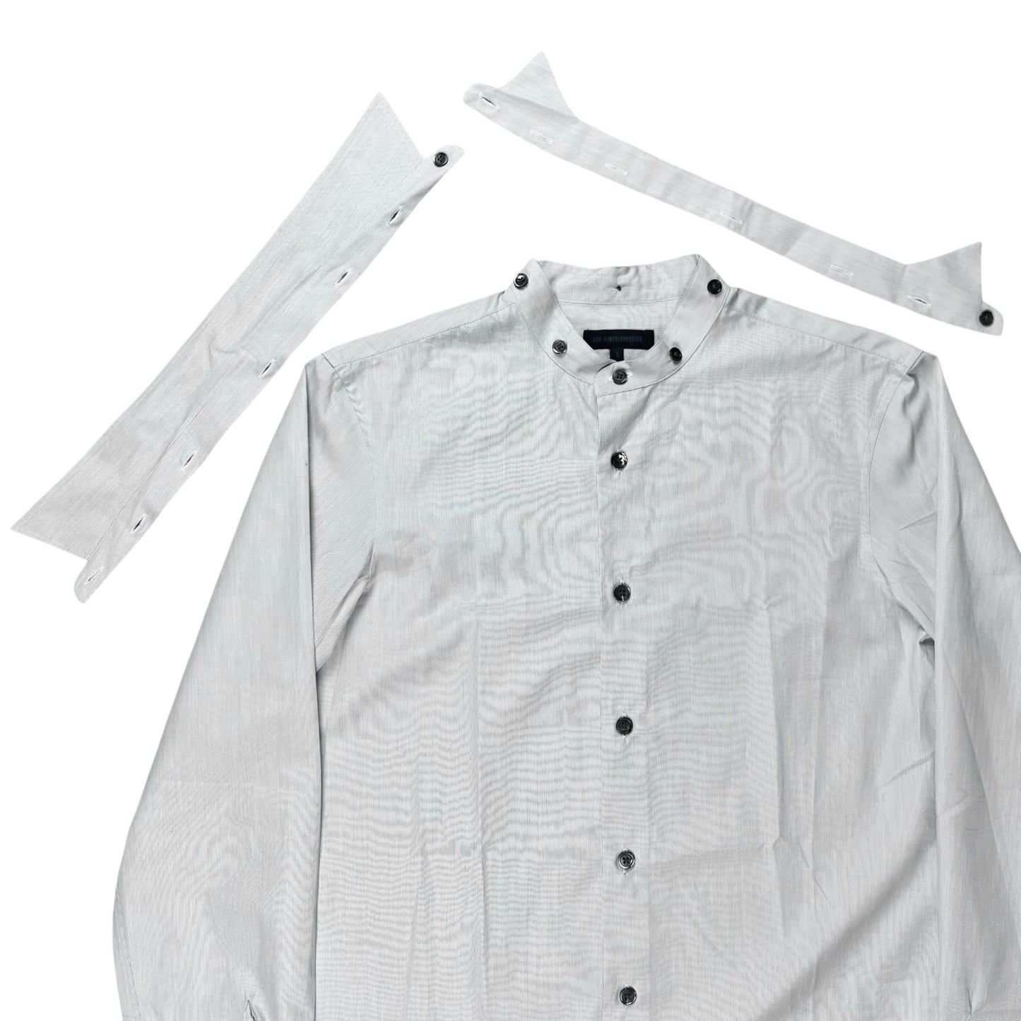 Ann Demeulemeester Deconstructed Button Strap Collar Shirt