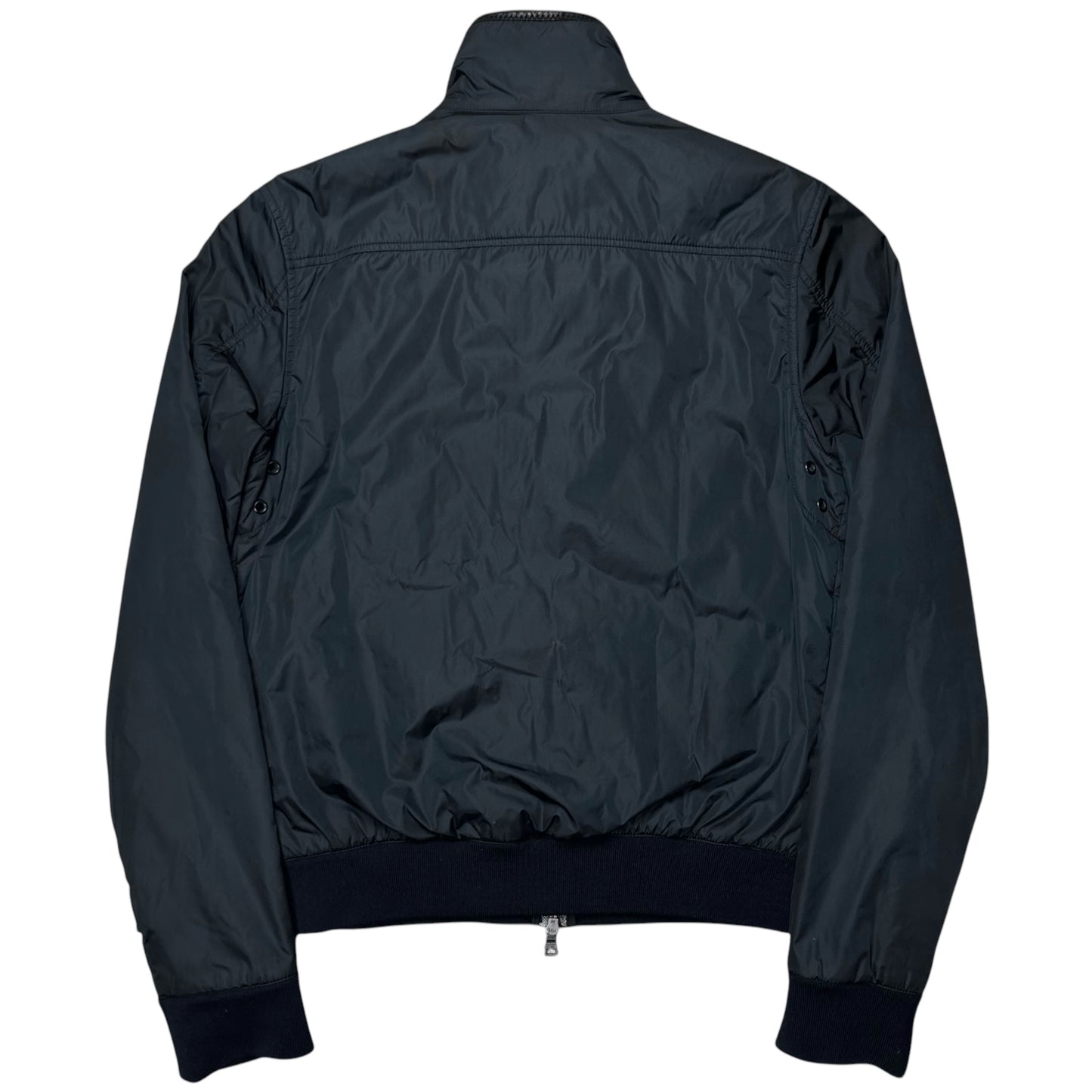 Prada Leather Trimmed Bomber Jacket - SS10