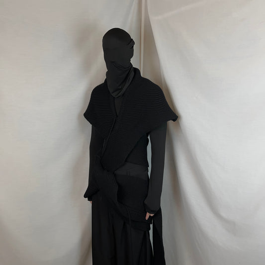 Dior Homme Lumiere Du Nord Wrap String Cashmere Scarf - AW08