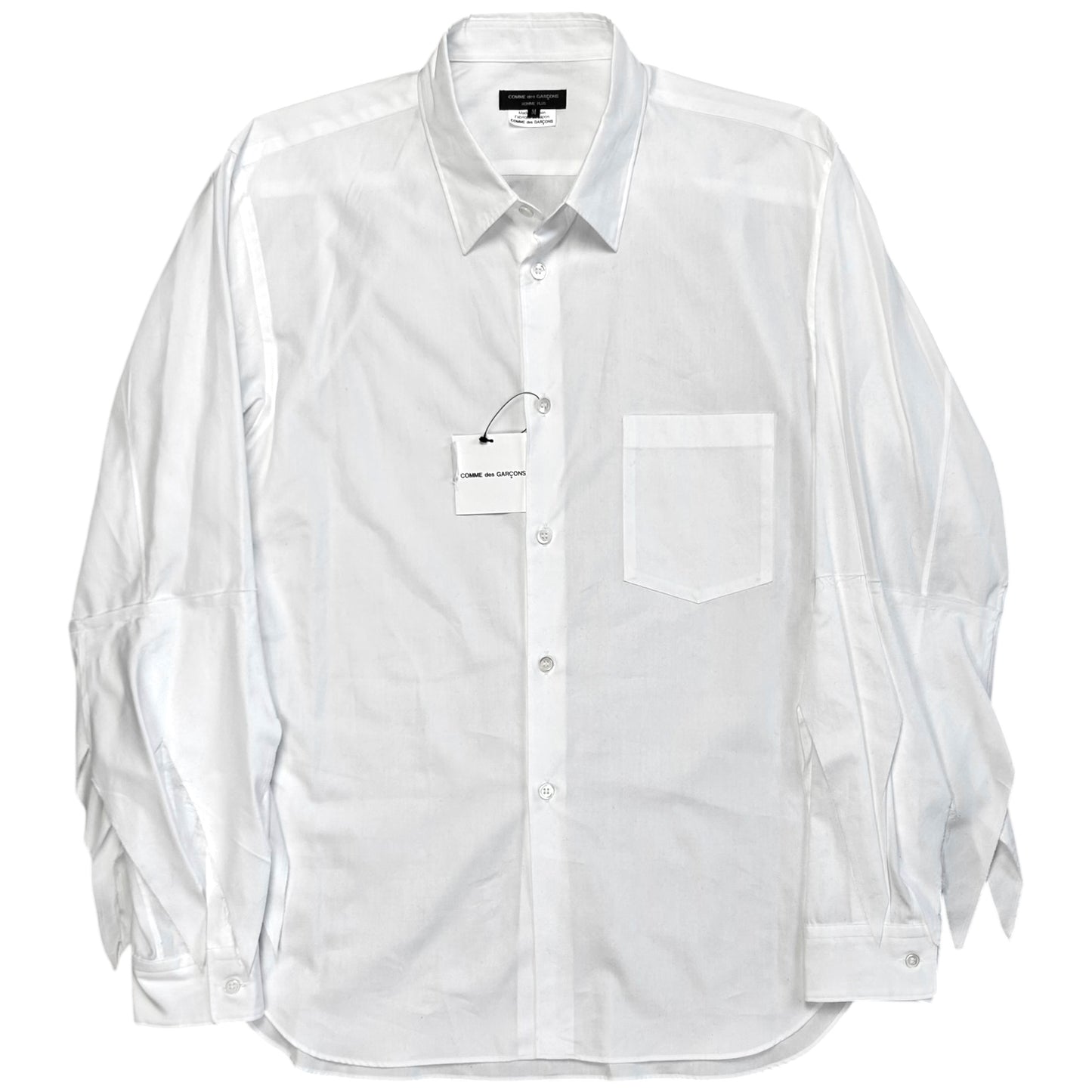 Comme des Garcons Homme Plus Layered Fringe Sleeve Shirt - SS23