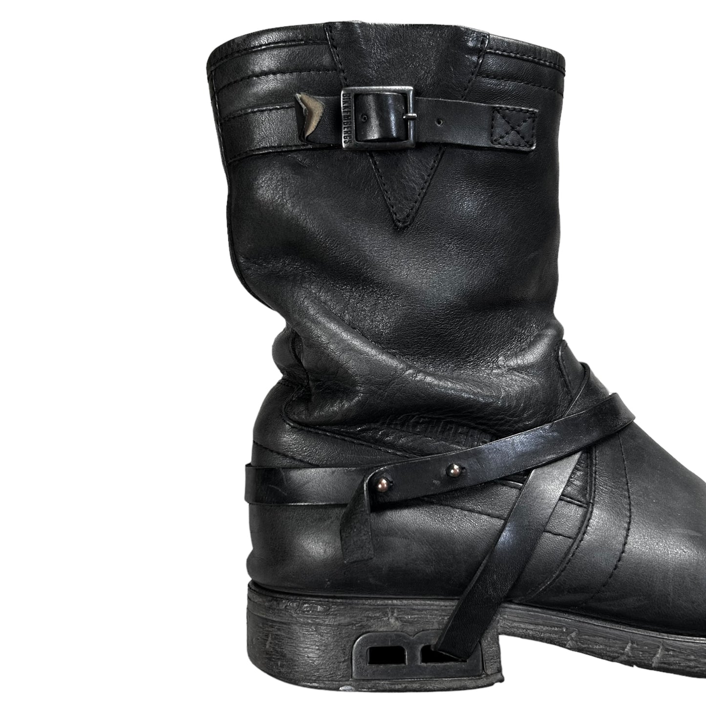 Dirk Bikkembergs Heel Strapped Buckle Boots