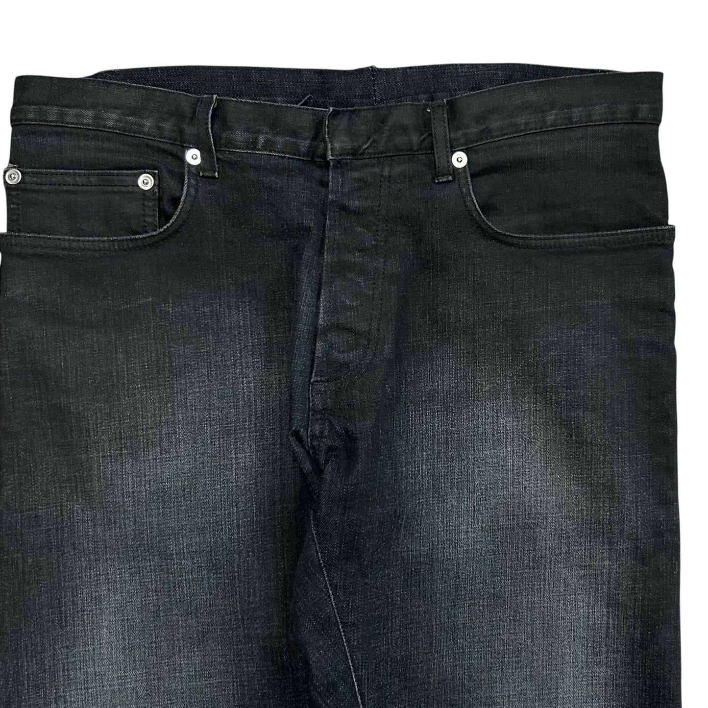 Dior Homme Dark Waxed Indigo Slim Jeans - SS11