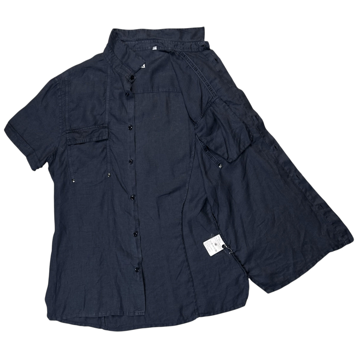 Dirk Bikkembergs Studded Linen Shirt - SS11