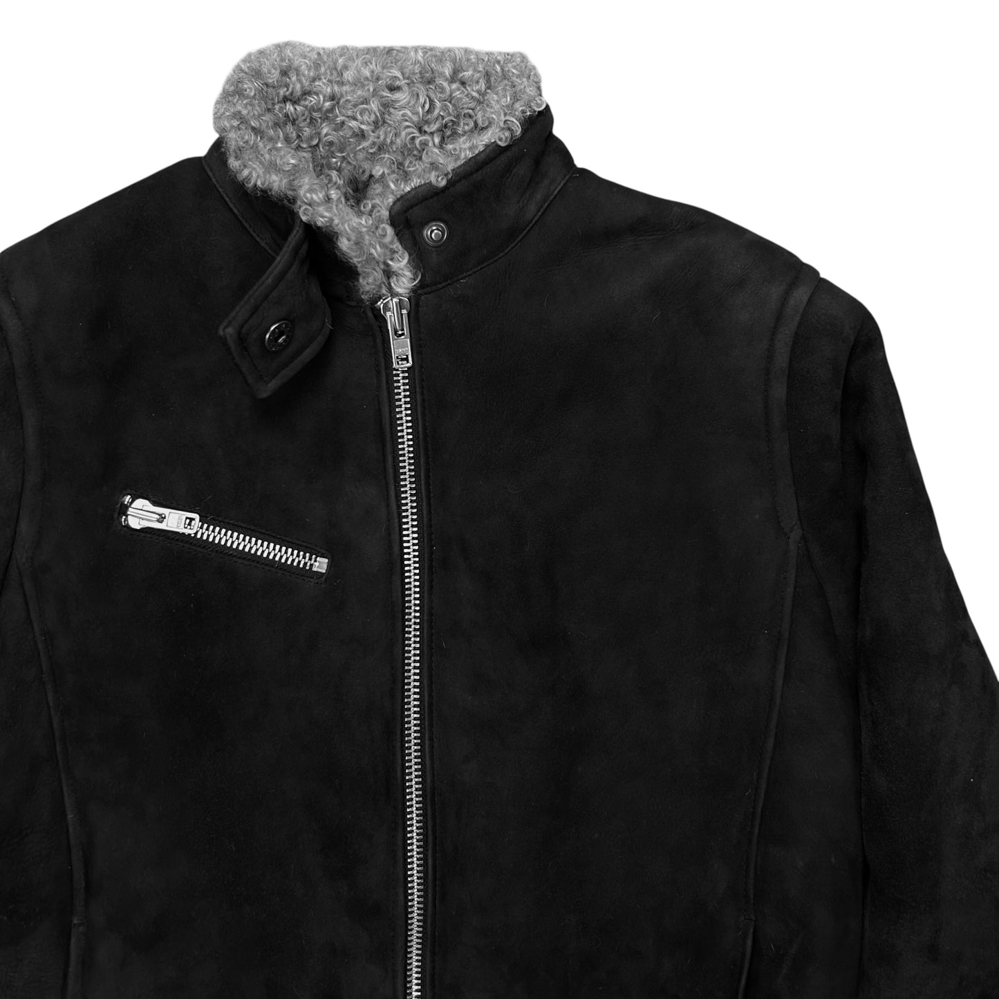 MM6 Maison Martin Margiela Shearling Moto Jacket - AW14