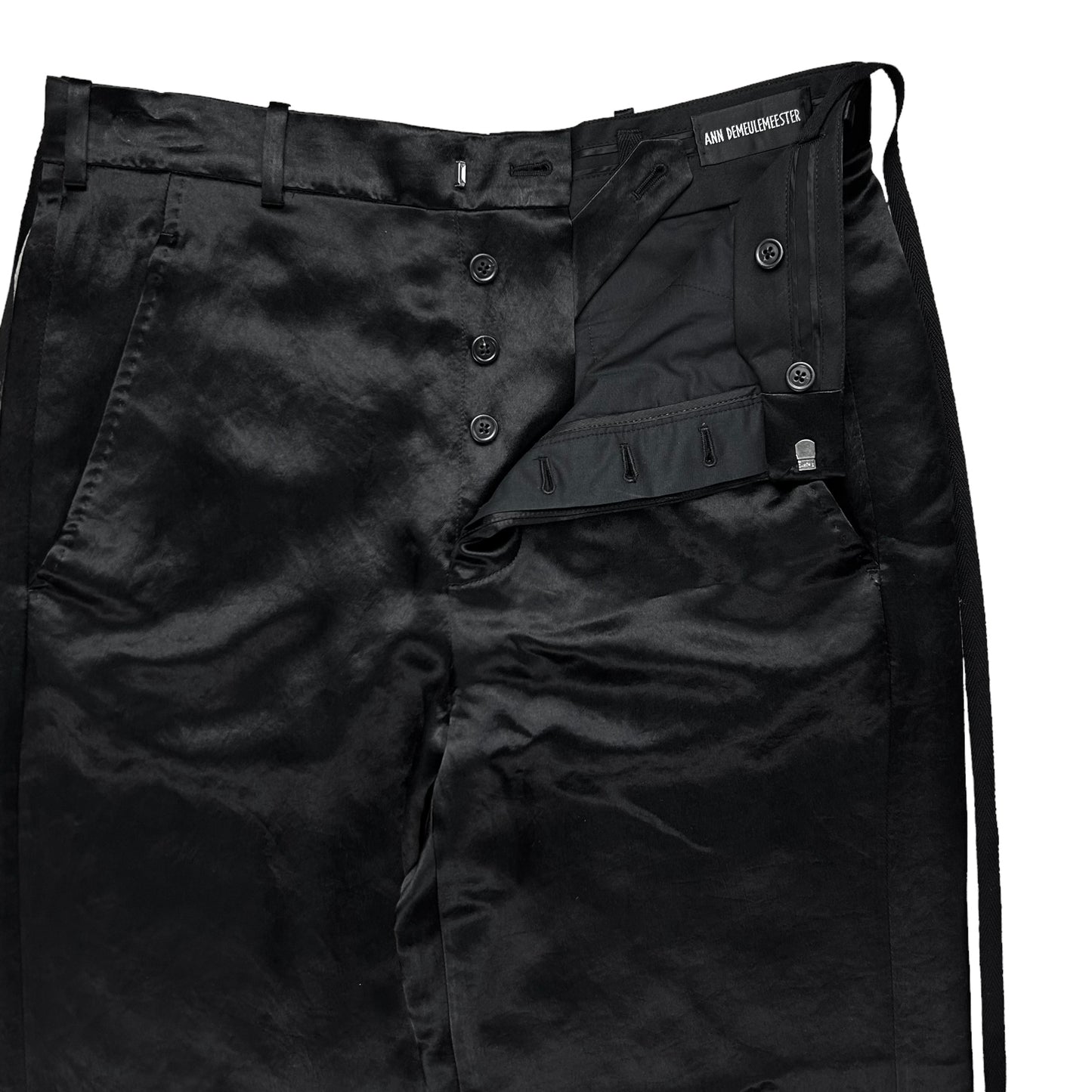 Ann Demeulemeester Anneke Comfort Satin Trousers - AW21