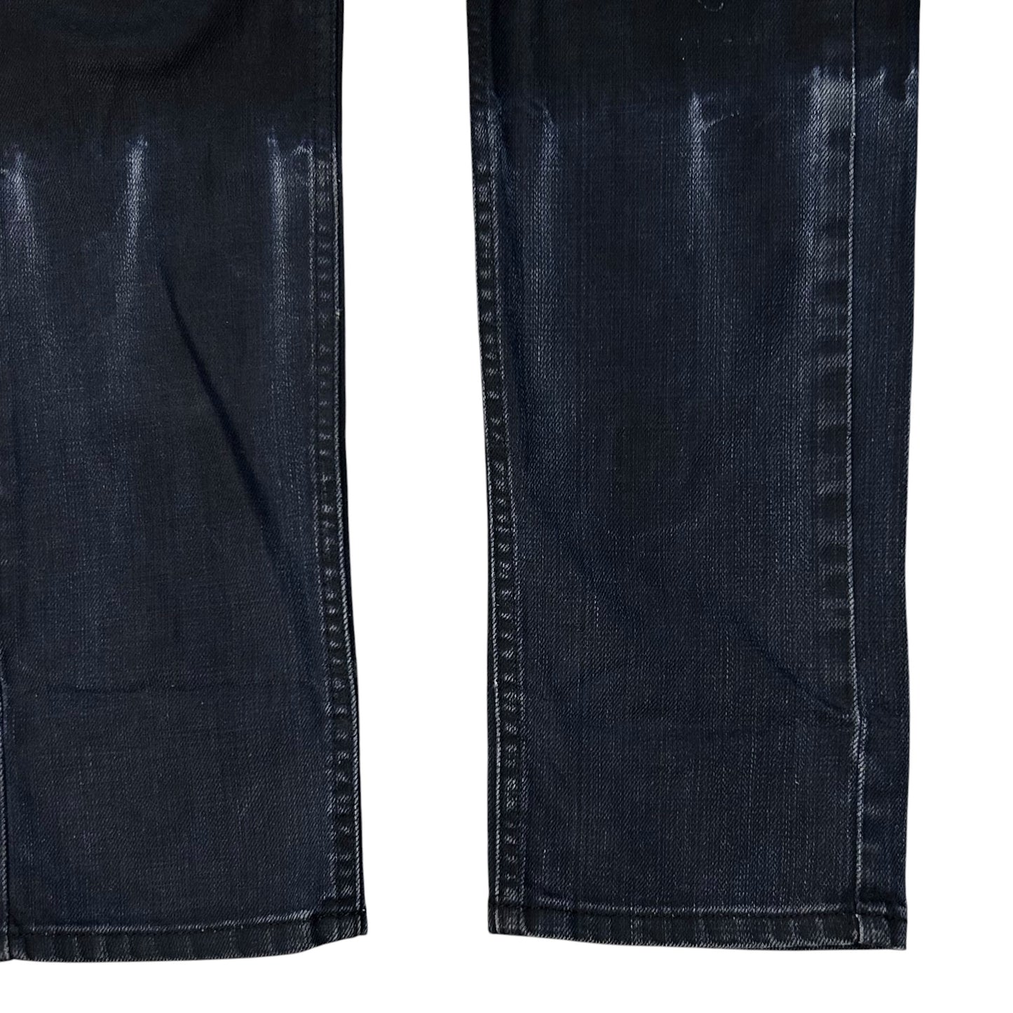 RAF by Raf Simons Knee Bleached Skinny Jeans - AW09