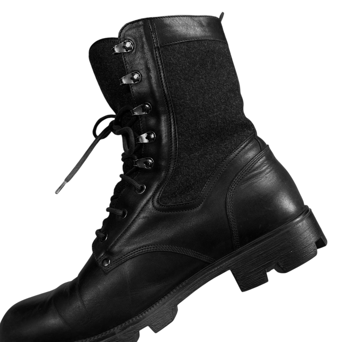 Maison Martin Margiela Stud Hook Combat Boots - AW14
