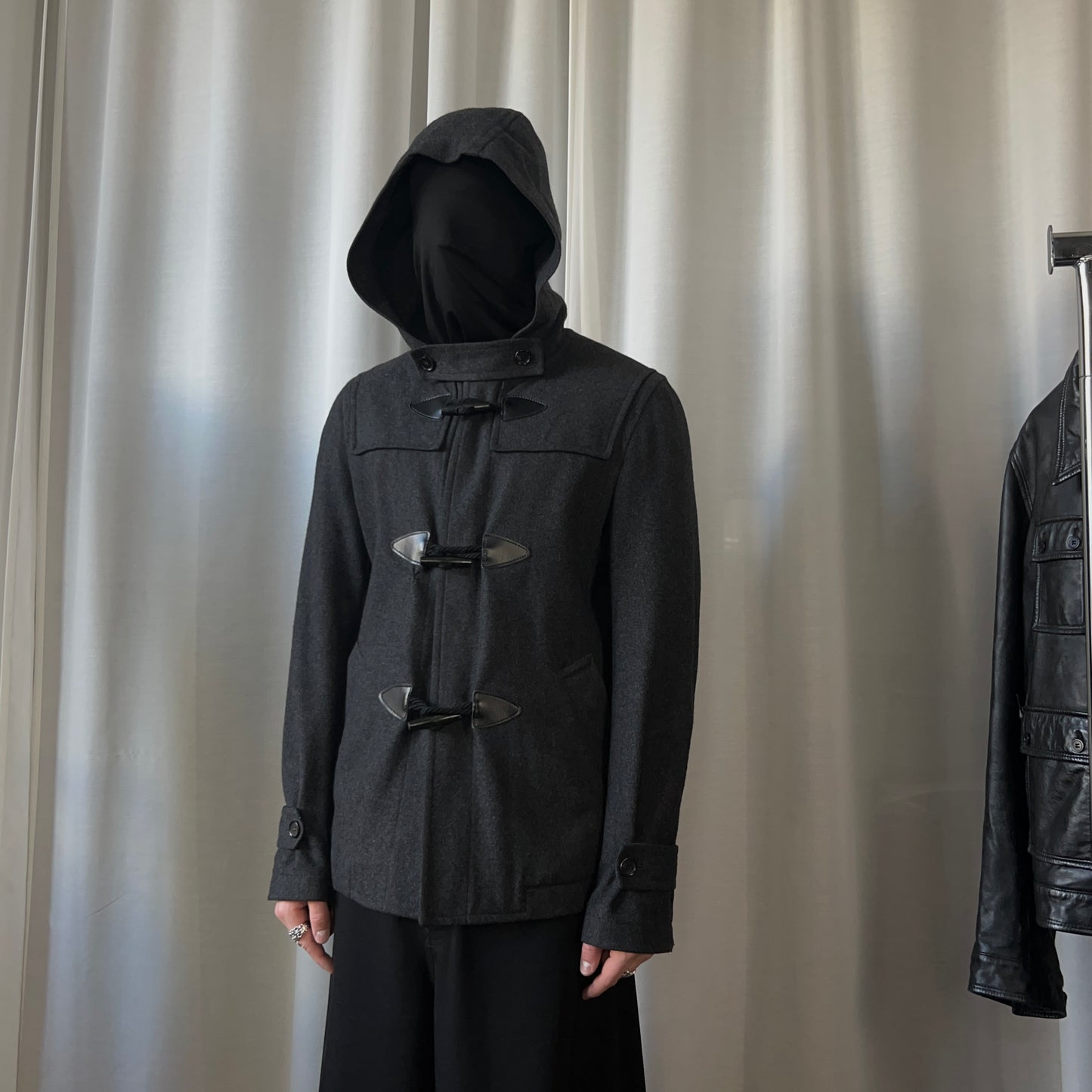 Comme des Garcons Shirt Hooded Duffle Wool Jacket - AW17