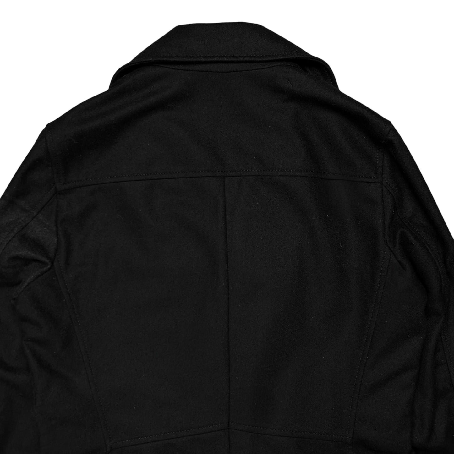 Dirk Bikkembergs Layered Double Breasted Wool Jacket