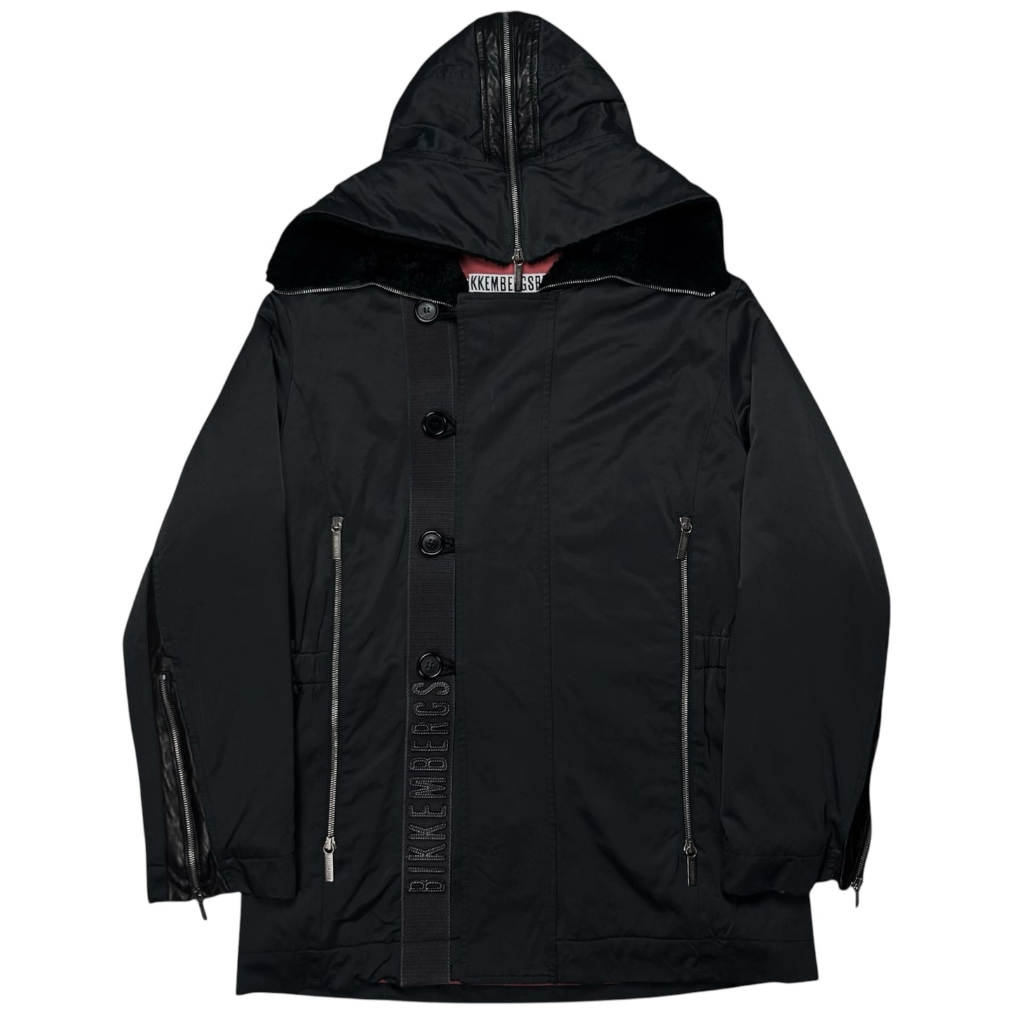 Dirk Bikkembergs Coated Multi Zip Duffle Parka
