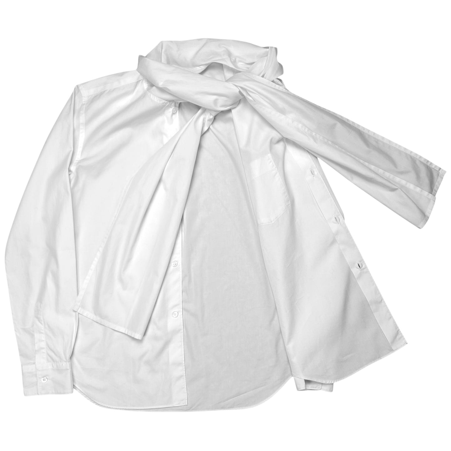 Comme des Garcons Collar Scarfed Shirt