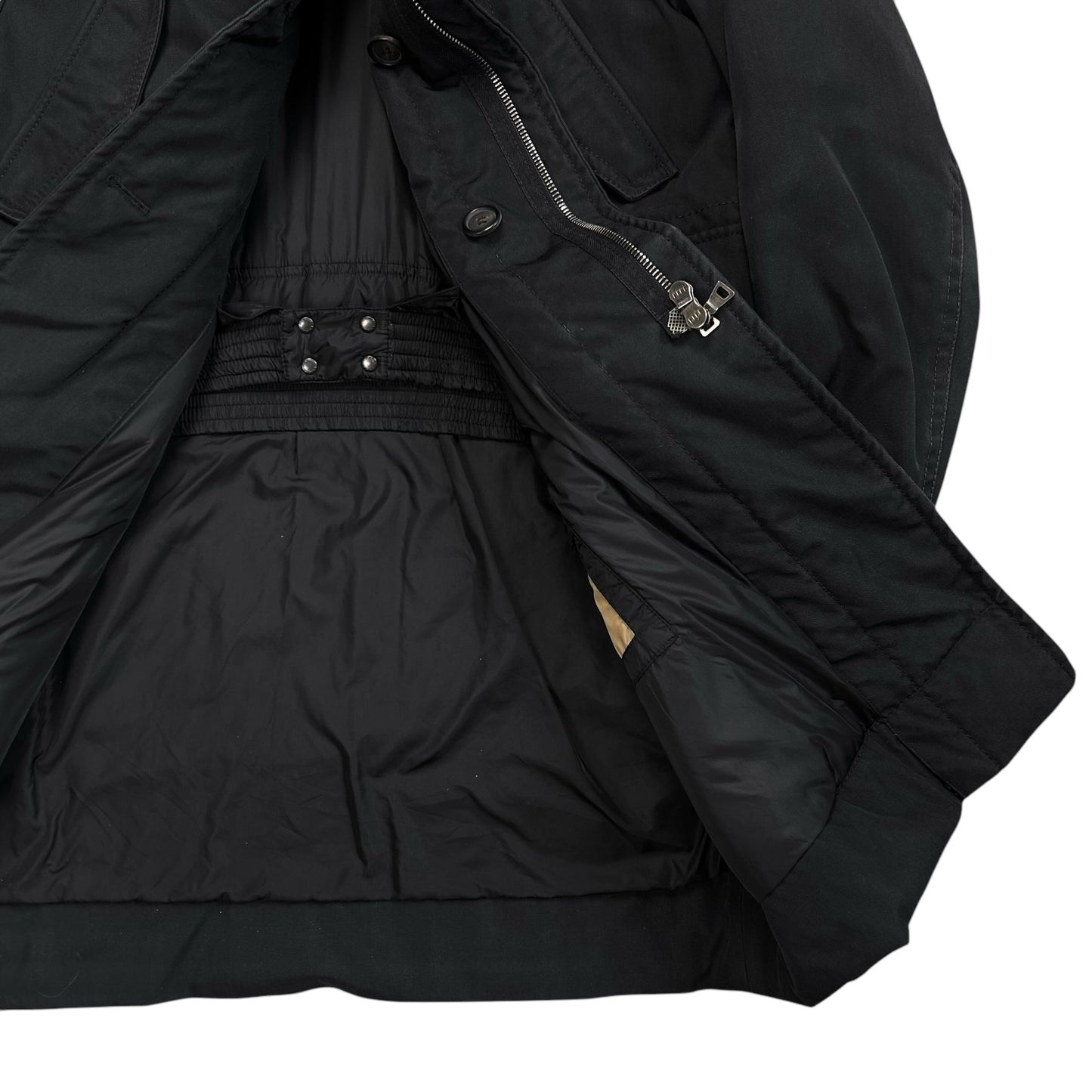 Prada Sheep Fur Collar Parka