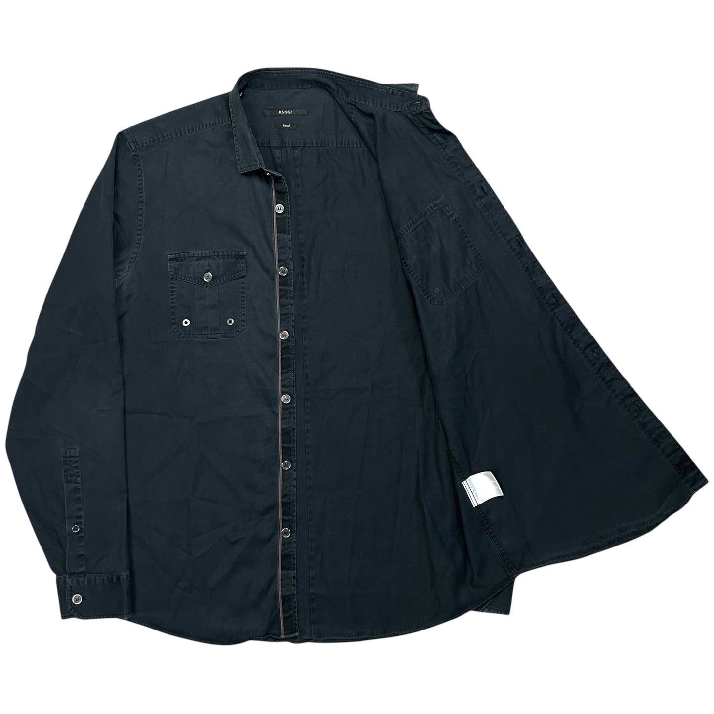 Gucci by Tom Ford Eyelet Cargo Shirt