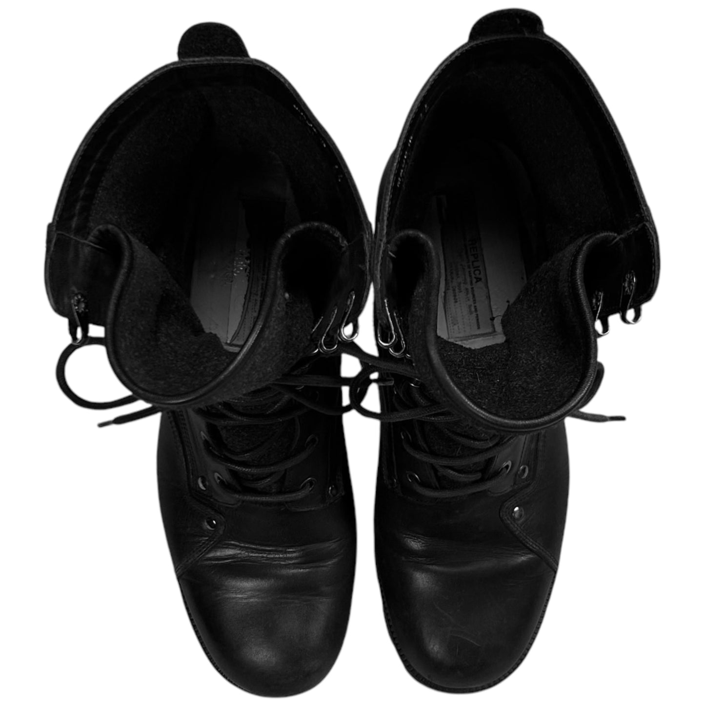 Maison Martin Margiela Stud Hook Combat Boots - AW14