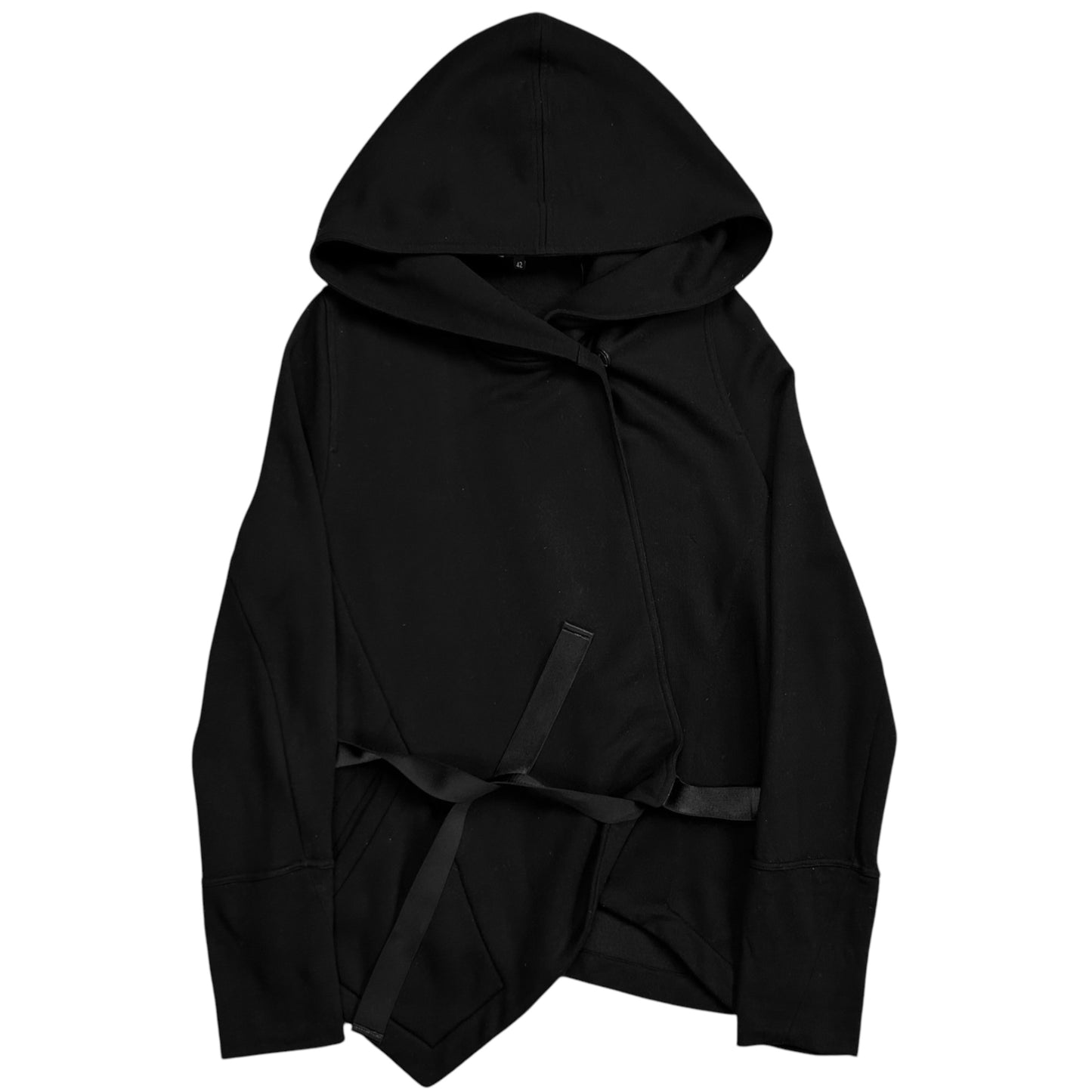 Ann Demeulemeester Asymmetric Bondage Strap Hoodie - AW16