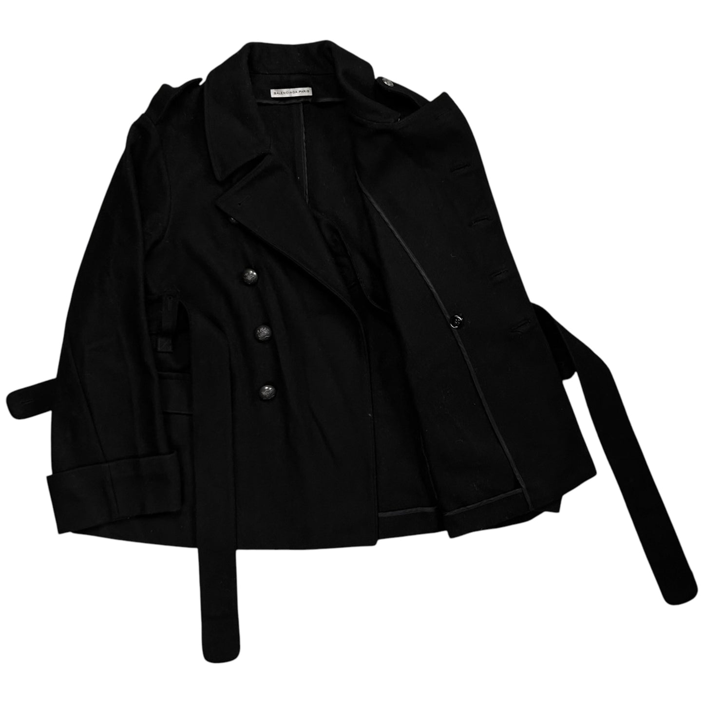 Balenciaga Double Belted Sailor Jacket
