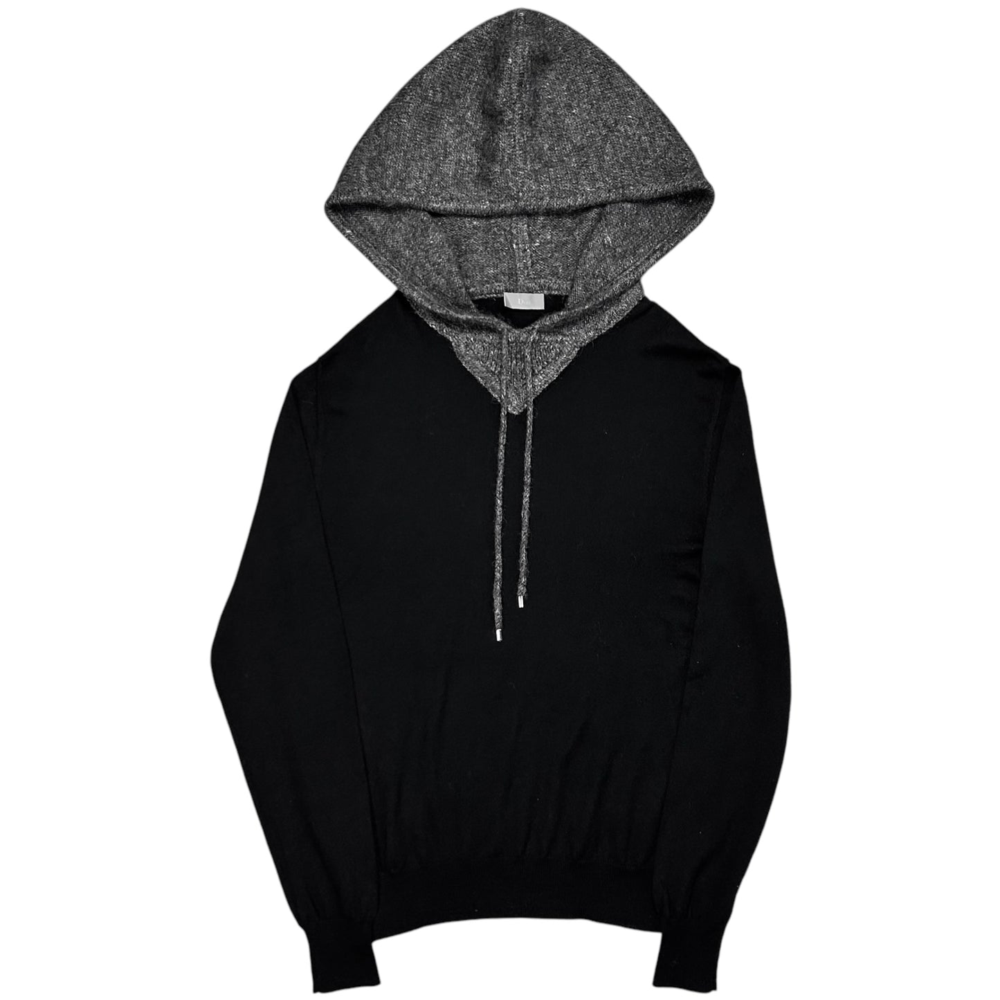 Dior Homme Contrasted Alpaca Knit Hoodie - AW14