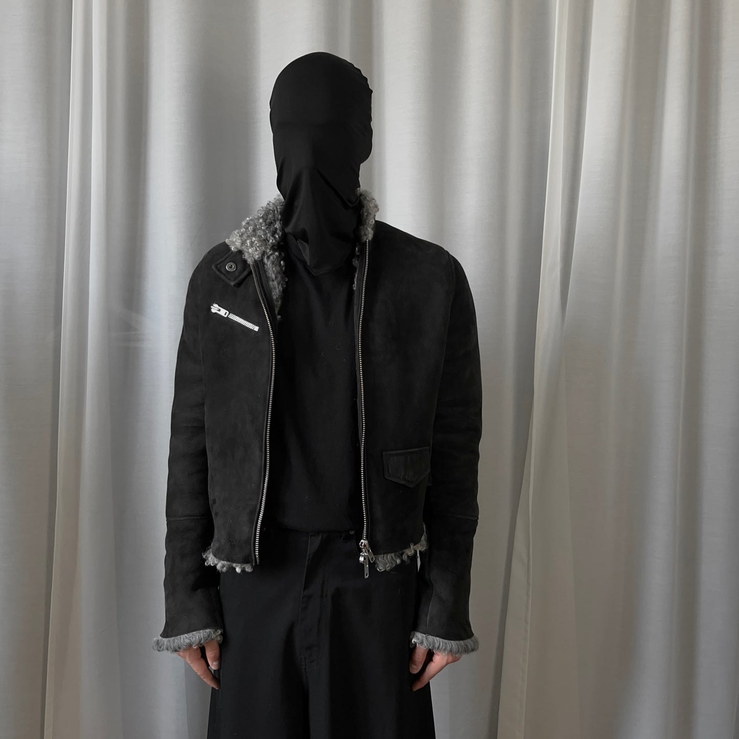 MM6 Maison Martin Margiela Shearling Moto Jacket - AW14